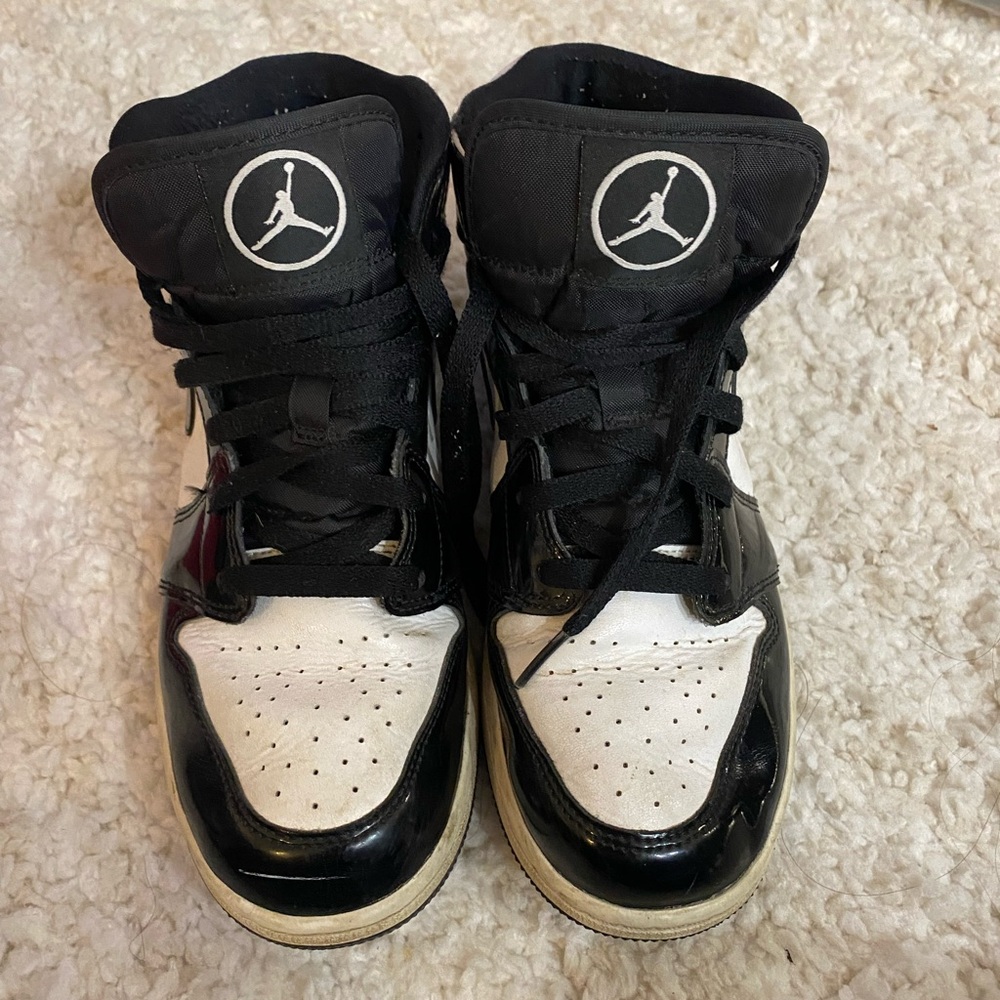 Nike Jordan Kids Black and White Sneakers